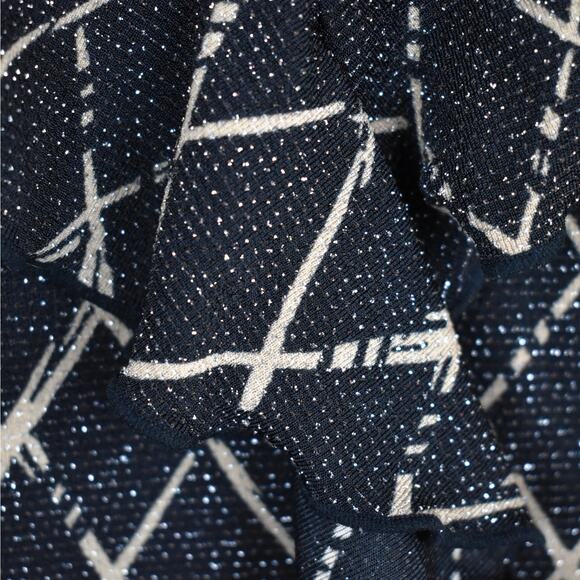 Y2K vintage black/beige ruffle sleeveless tank top blouse shirt size medium USA - Picture 4 of 6